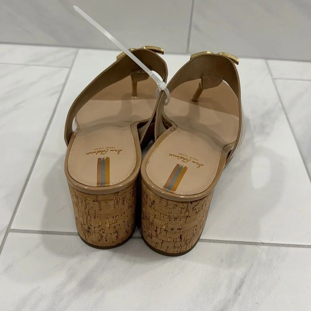 NEW! Sam Edelman Yardlie Emblem Platform Wedge Sandals - Size 10
